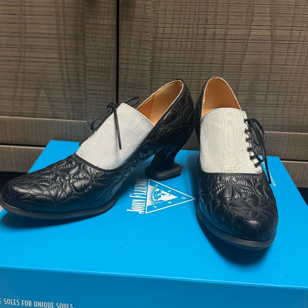 Sole Talk Lotus Side Lace-up Heels - Picture 2 of 6